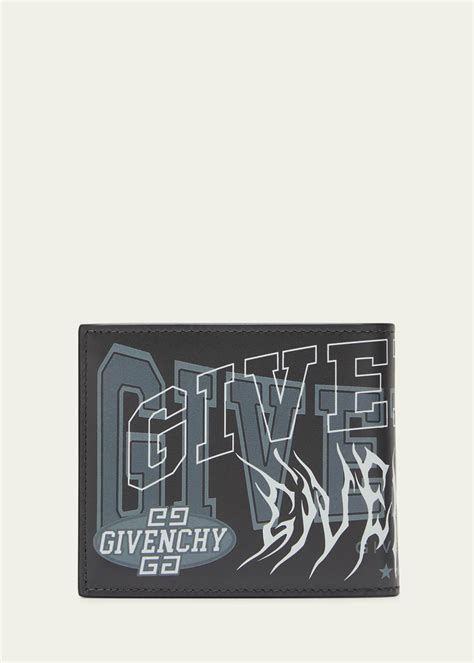 Givenchy Men's Graphic Logo Billfold Wallet 